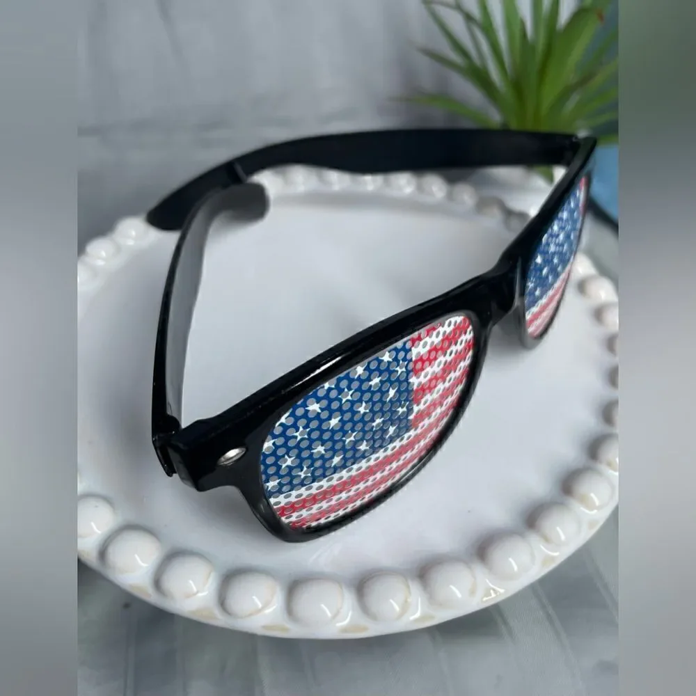 🔥❤️🔥 2 Pair Patriotic Sunglasses Bundle USA Novelty American Theme NWOT